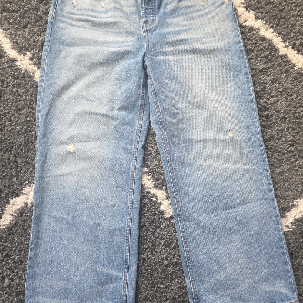 Madewell Light Blue Flare Wide-Leg Jeans